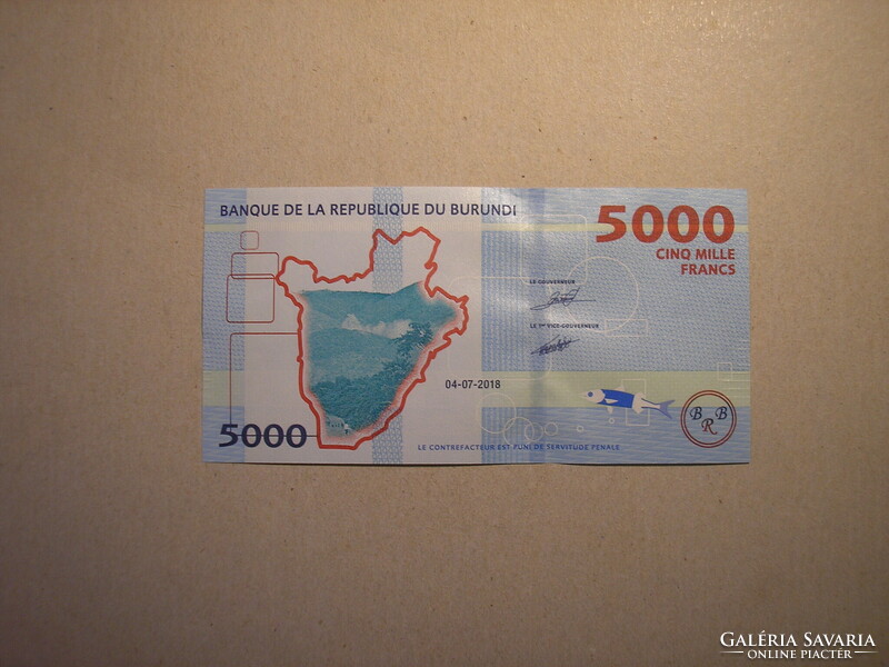 Burundi-5000 Francs 2018 UNC