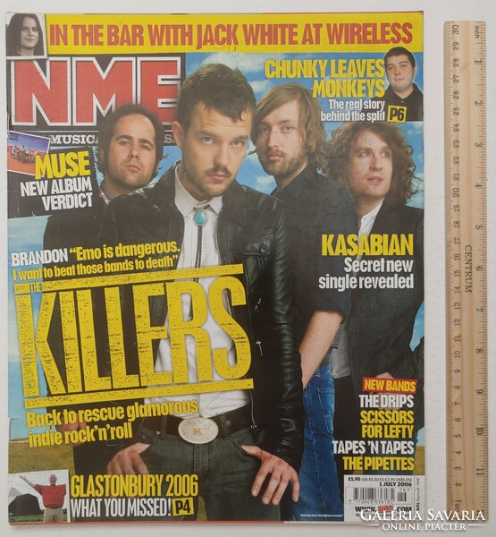 NME magazin 06/7/1 Killers Plan B Muse Gossip Foo Fighers Motorhead Fratellis Kate Bush