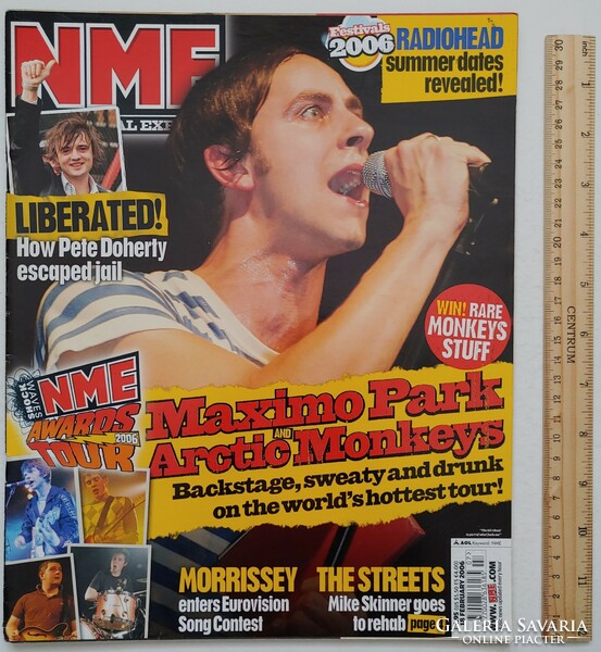 NME magazin 06/2/18 Maximo Park Arctic Monkeys Babyshambles Kooks Stellastarr Belle Sebastian RHCP