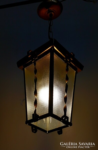 Réz mennyezeti lámpa Viktória stílusú ALKUDHATÓ design