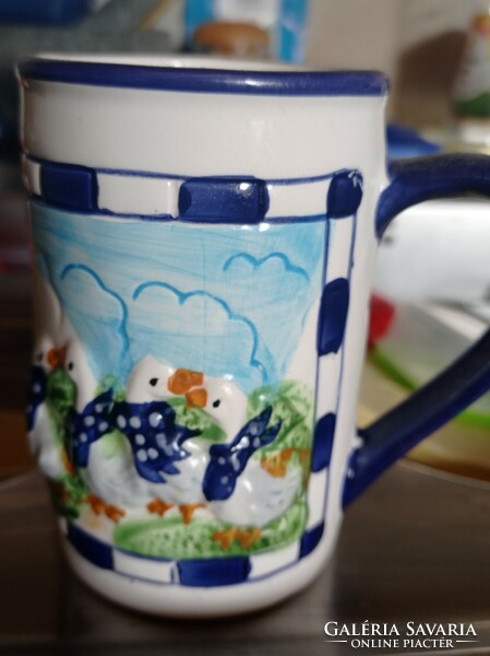 For Easter!!! New embossed goose mug