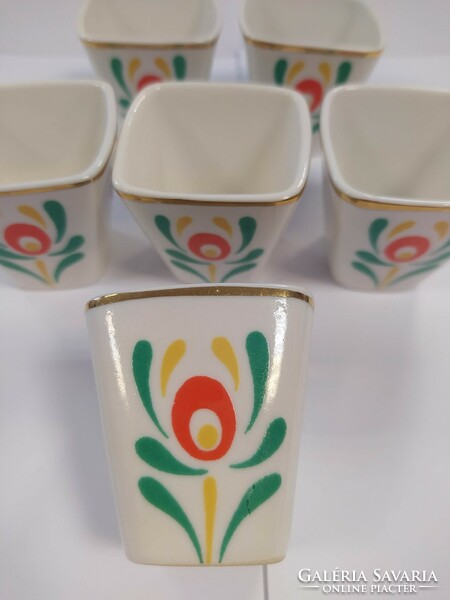 Hollóháza porcelain brandy cup