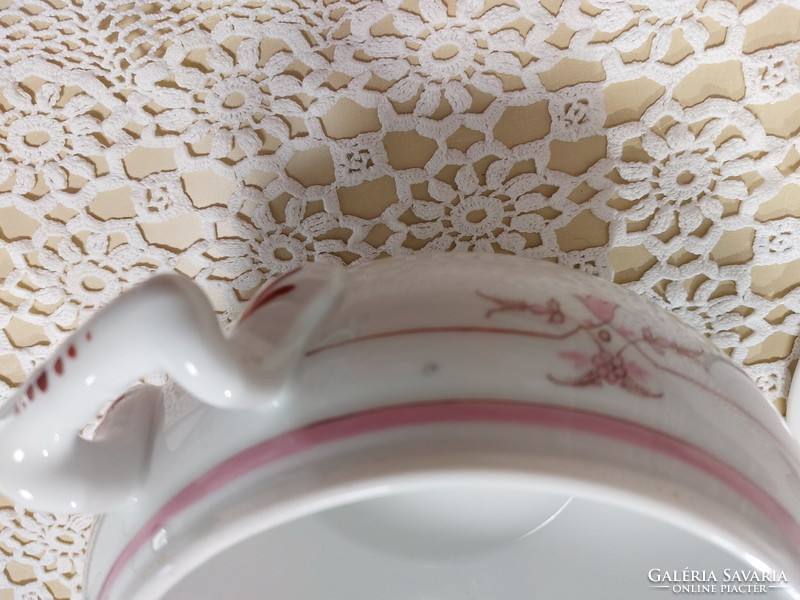 Szeccessziós porcelán leveses tál