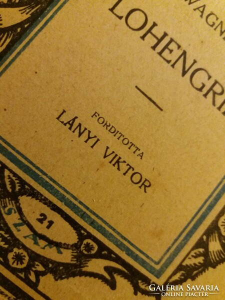 Antik R.WIAGNER - Lányi Viktor : Lohengrin könyv képek szerint GENIUS kiadó