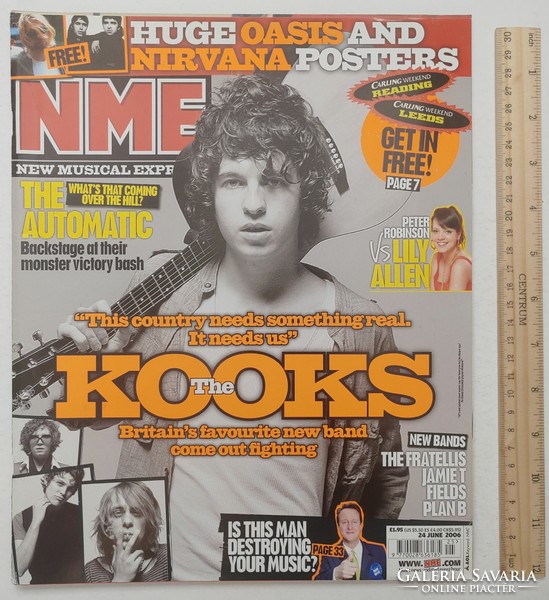NME magazin 06/6/24 Kooks Nirvana Oasis Automatic Streets Foo Fighters Sonic Youth