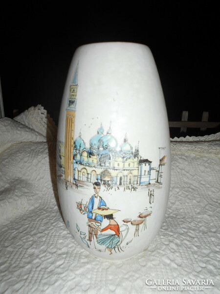 Old German Raymons Peynet ceramic vase 21 cm