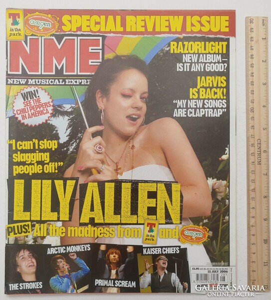 NME magazin 06/7/15 Lilly Allen The Automatic Lupe Fiasco Muse Razorlight Gary Numan Pulp