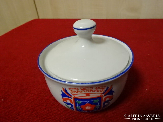 Kahla German porcelain sugar bowl, height 8 cm. Jokai.