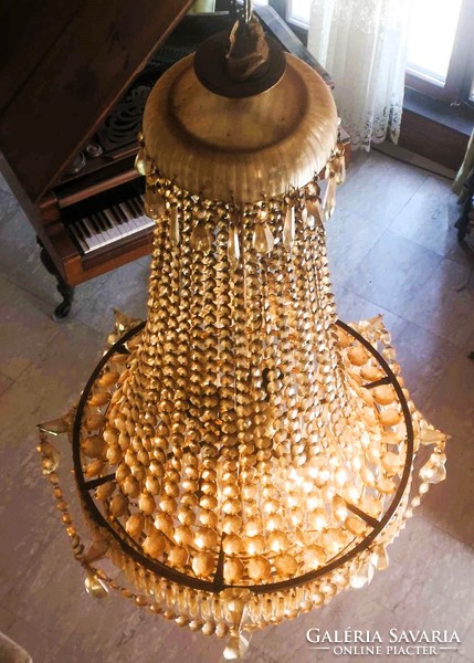 120 Cm. Old empire crystal chandelier