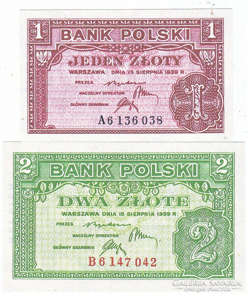 Poland 1-2 zloty 1939 replica