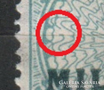 Misprints, curiosities 1311 (reich) mi 314 a p ht 3.00 euros postmark