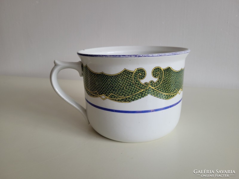 Old 2-liter tumbler mug, art nouveau, large-sized porcelain stoneware
