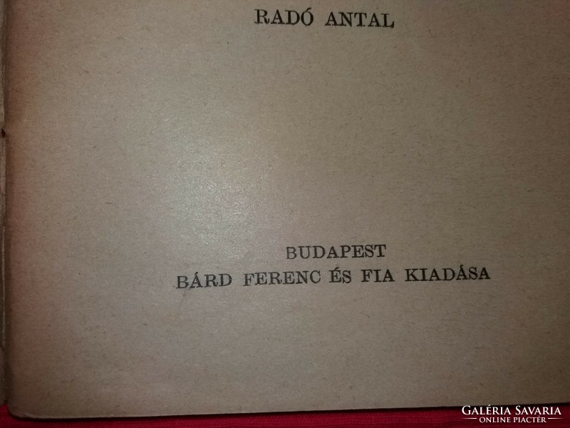 1933. Richard Wagner - Radó Antal: Az istenek alkonya könyv képek szerint Bárd Ferenc és Fia