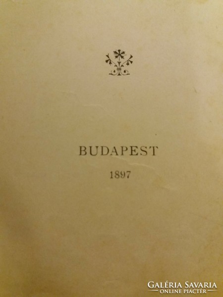 1897. József Pálinkás: past and present drawings and stories rubber binding according to pictures private edition