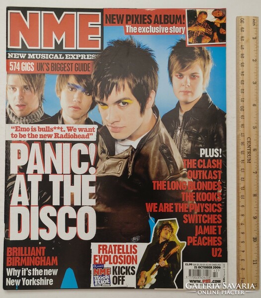NME magazin 06/10/21 Panic At The Disco OutKast Slipknot Peaches Jamie T Clash My Chemical Romance