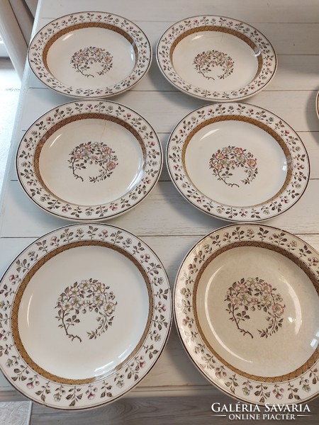 Antique English-style faience tableware