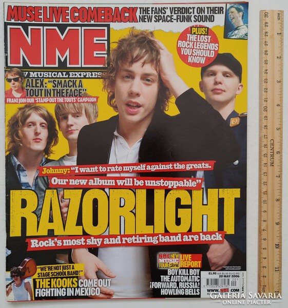 NME magazin 06/5/20 Razorlight Streets Muse Kooks Hot Chips Prince Corinne Bailey Rae