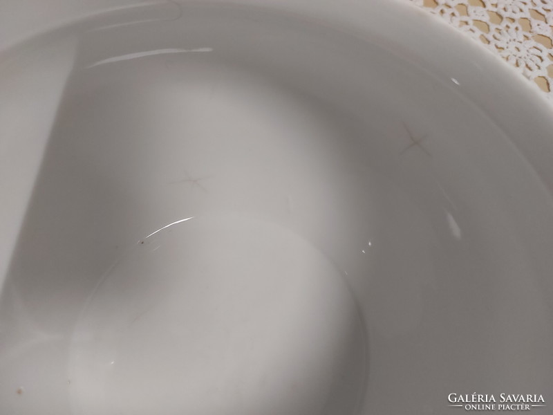 Szeccessziós porcelán leveses tál
