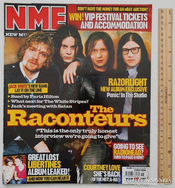 NME magazin 06/5/6 Raconteurs Courtney Love Scissor Sisters Hot Chip Libertines E17 Mighty Boosh