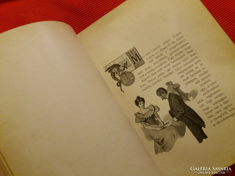 1897. József Pálinkás: past and present drawings and stories rubber binding according to pictures private edition