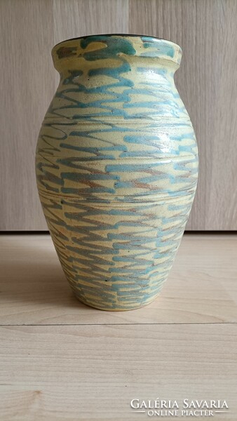 Retro lénart mihály ceramic vase