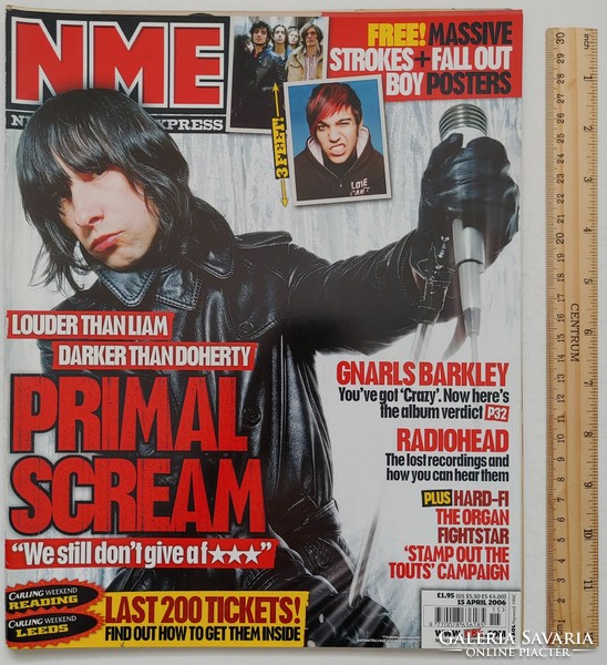 NME magazin 06/4/15 Primal Scream OutKast Radiohead Streets Organ Hard-Fi Gnarls Barkley