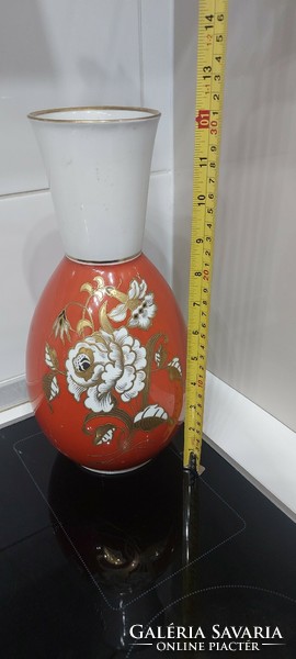 Német porcelán bagyméretű váza
