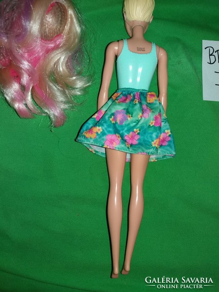 Beautiful 2019 mattel color reveal fashion barbie doll with removable wig according to the pictures, brú 7.