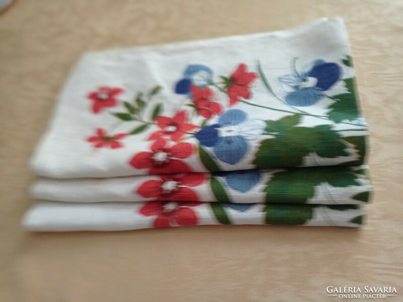 New, printed linen kitchen towel, tea towel, 74 x 43 cm