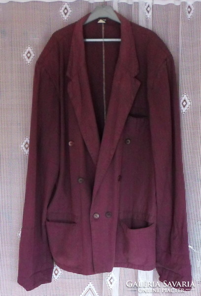 Retro men's blazer, light jacket 1.: Burgundy (mis fashion salon)