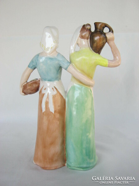 Bodrogkeresztúr retro ceramic girls