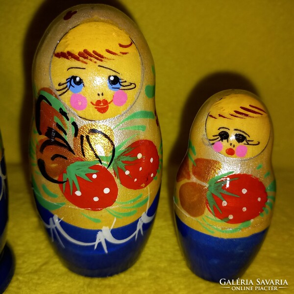 Russian matryoshka doll, hand painted.