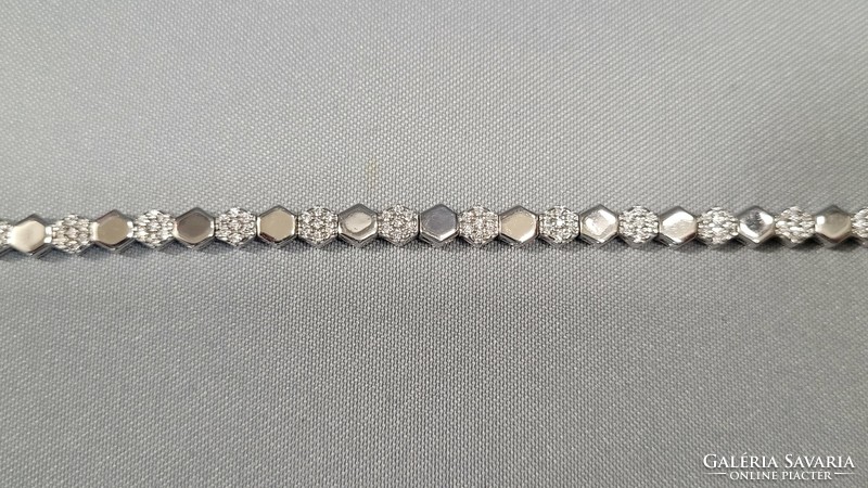 14 K white gold bracelet, bracelet 6.65 g