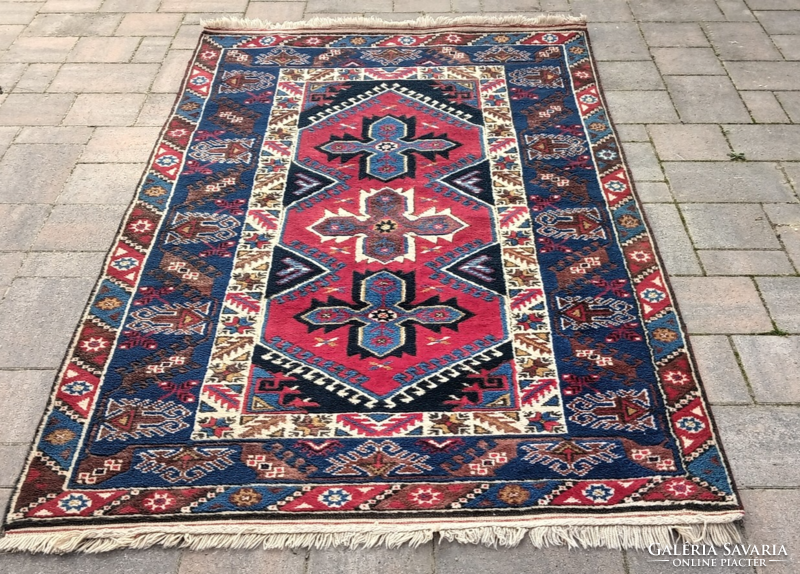 Hand-knotted dosemealti Turkish carpet. Negotiable.