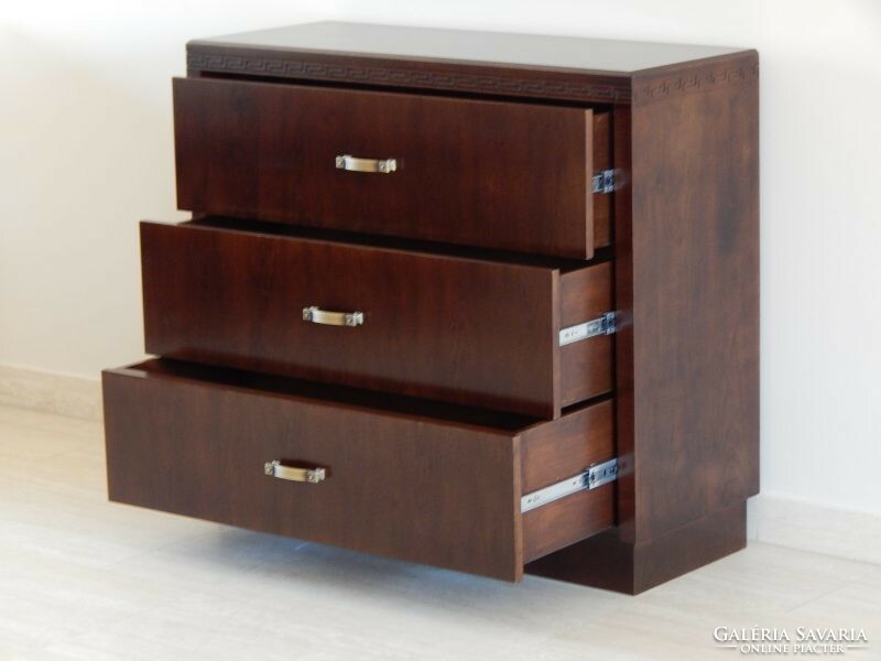 Art deco dresser with three drawers [h-15]