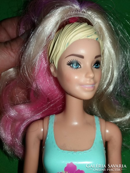 Beautiful 2019 mattel color reveal fashion barbie doll with removable wig according to the pictures, brú 7.