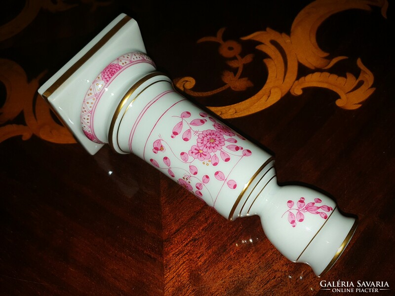EREDETI Meisseni porcelán indiai purpur gyertyatartó