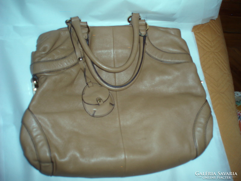 Vintage monet genuine leather handbag