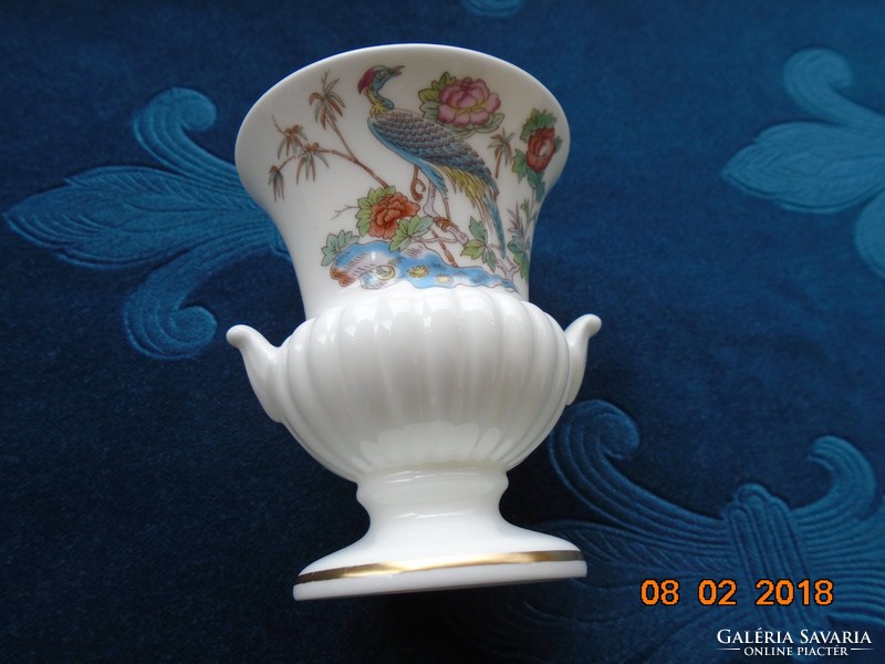 WEDGWOOD japán Kutani daru mintás  finom porcelán (Bone China) váza