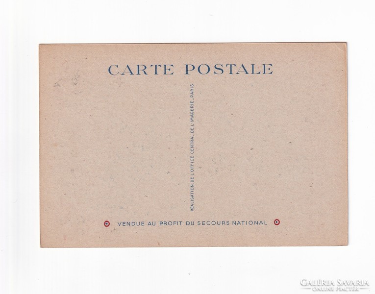 Művészi képeslap Paul Lavalley 1940-1944 (Szent Vincent) postatiszta