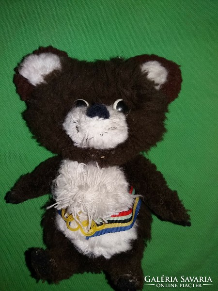 Retro cccp wireframe plush Olympic Moscow logo figure misa teddy bear 17 cm according to the pictures