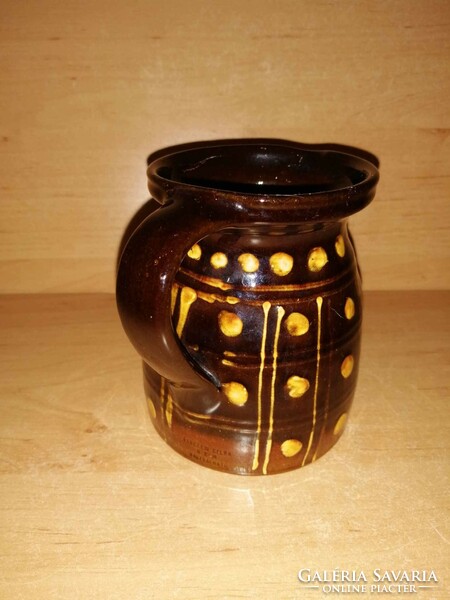 Mónus ferenc ceramic dot spout - 11 cm high (5/d)