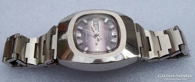 Extremely rare Intermes automatic men's watch from the 70s