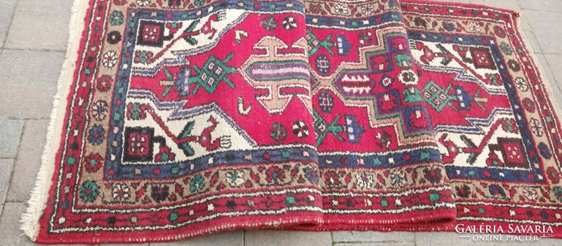 Hand-knotted antique Persian carpet negotiable