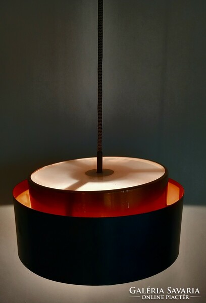Jo Hammerborg art deco bronz mennyezeti lámpa. Alkudható!