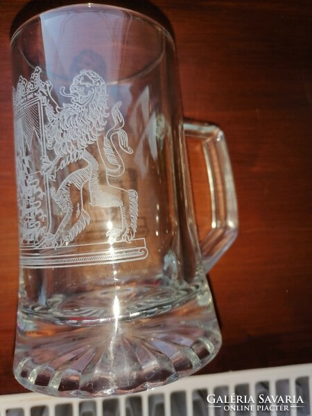 Engraved beer mug