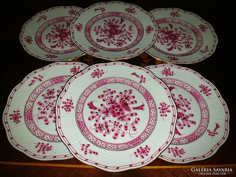 Herend waldstein rose cake set