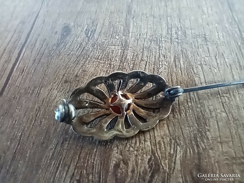 Antique silver brooch