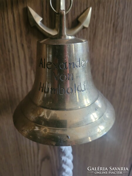 Antique copper sailor's relic bell
