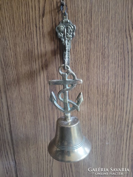 Antique copper sailor bell